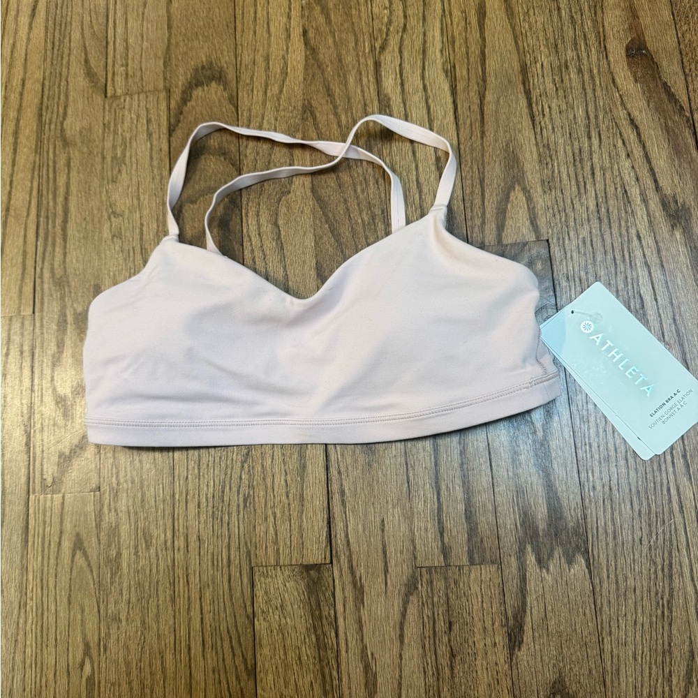 Athleta Women's Pink Sports Bra Elation A-C